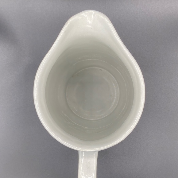 VTG '30s Ceramic Jug; grey,blue,gold with sailboat by Arabia of Finland RARE - Picture 4 of 4